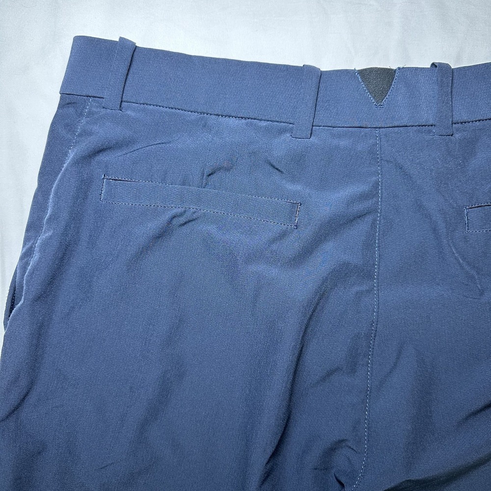 Nike Golf Hybrid Shorts Mens 35 Navy Blue Dri-Fit Stretch Performance Tech Blend - Picture 7 of 9